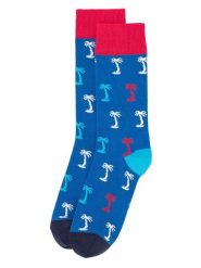 Happy Socks Skarpety w kolorze niebieskim rozmiar: 41-46. Niebieskie skarpety Happy Socks, bez wzorów. Za 39.21 zł.