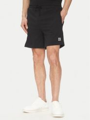 HUGO Szorty sportowe 50540139 Czarny Regular Fit. Czarne krótkie spodenki sportowe Hugo, l, bez wzorów, z syntetyku. Za 269.99 zł.