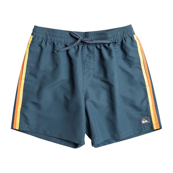 Szorty kąpielowe męskie Quiksilver Beach Please Volley 16". Niebieskie krótkie spodenki sportowe Quiksilver, m, bez wzorów, z materiału. Za 234.90 zł.
