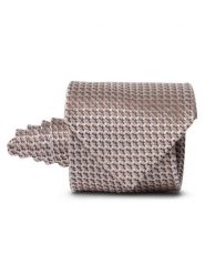 Andrew James Jedwabny krawat Mężczyźni beżowy, ONE SIZE. Brązowe krawaty i muchy Andrew James, bez wzorów, z jedwabiu. Za 179.95 zł.