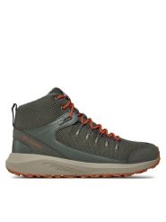 Columbia Trekkingi Trailstorm™ Mid Waterproof Omni Heat™ 2005441 Zielony. Zielone botki sznurowane Columbia, bez wzorów, z materiału, bez obcasa, bez zapięcia. Za 399.99 zł.