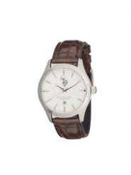 U.S. Polo Assn. Zegarek Yale USP7369WH Brązowy. Brązowe, analogowe zegarki U.S. Polo Assn. Za 529.99 zł.