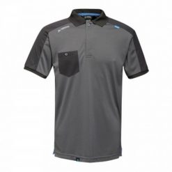 Koszulka Polo Męska. Szare koszulki polo Regatta, m, bez wzorów, bez kołnierzyka, bez ramiączek. Za 118.99 zł.