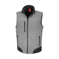 Męska Kamizelka Softshell. Czarne kurtki softshell RESULT, m, bez wzorów, z softshellu, bez kaptura. Za 177.99 zł.