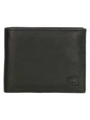 Beagles Skórzany portfel w kolorze czarnym - 11,5 x 9,5 x 2 cm rozmiar: onesize. Czarne portfele Beagles, bez wzorów, z materiału. Za 39.99 zł.