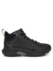 Merrell Trekkingi Speed Strike 2 Mid GORE-TEX J037817 Czarny. Czarne trekkingi Merrell, bez wzorów, z gore-texu, bez zapięcia. Za 579.99 zł.