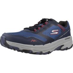 Buty SKECHERS GO RUN TRAIL 2.0 Niebieski. Niebieskie buty do biegania Skechers, bez wzorów, ze skóry, bez zapięcia. Za 339.70 zł.