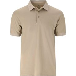 Polo Whistler Jamero. Brązowe koszulki polo WHISTLER, m, bez wzorów, bez kołnierzyka, bez ramiączek. Za 177.50 zł.