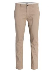 Jack & Jones Spodnie chino "Marco" w kolorze beżowym rozmiar: W28/L32. Brązowe eleganckie spodnie Jack & Jones, l. Za 109.95 zł.
