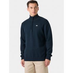 Sweter Męski Helly Hansen Smoegen 1/2 Zip. Niebieskie swetry nierozpinane Helly Hansen, m, bez wzorów, bez kołnierzyka, bez ramiączek. Za 559.00 zł.