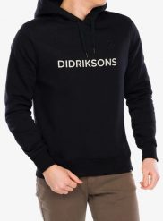 Bluza z kapturem Didriksons Ven Hoodie Didriksons. Czarne bluzy z kapturem Didriksons, s, bez wzorów, z bawełny, z kapturem. Za 389.95 zł.