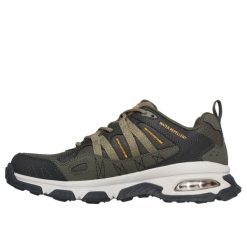 Buty trekkingowe Skechers Air Envoy. Zielone buty trekkingowe Skechers, bez wzorów, bez zapięcia. Za 428.00 zł.