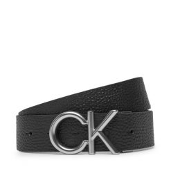 Pasek Męski Calvin Klein. Czarne paski CALVIN KLEIN, bez wzorów. Za 259.99 zł.