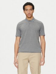Selected Homme Polo 16095851 Szary Slim Fit. Szare koszulki polo Selected Homme, m, bez wzorów, z bawełny, bez kołnierzyka, bez ramiączek. Za 79.99 zł.