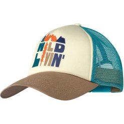 Czapka z daszkiem BUFF TRUCKER CAP SCEN MULTI. Czarne czapki z daszkiem Buff, bez wzorów. Za 92.99 zł.