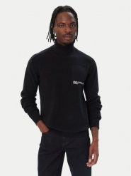 Karl Lagerfeld Jeans Golf B4M18023 Czarny Regular Fit. Czarne golfy Karl Lagerfeld Jeans, m, bez wzorów, z bawełny, bez kołnierzyka, bez ramiączek. Za 649.99 zł.