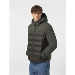 Kurtka GEOX M SAPIENZA Zielony. Zielone kurtki Geox, m, bez wzorów, z puchu, bez kaptura. Za 821.99 zł.