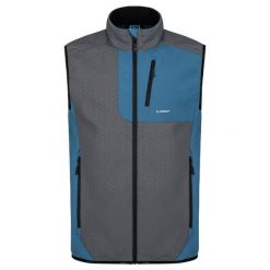 Kamizelka męska LOAP Urkel granatowa, S. Niebieskie kurtki softshell ZONE PERFECT, m, bez wzorów, z softshellu, bez kaptura. Za 235.99 zł.