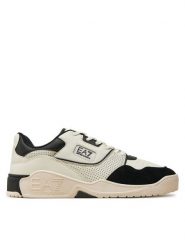 EA7 Emporio Armani Sneakersy X8X187 XK402 N480 Biały. Białe buty sportowe casual EA7 Emporio Armani, bez wzorów, ze skóry, bez zapięcia. Za 609.99 zł.