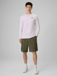 4F Spodenki casual cargo męskie - khaki XL. Brązowe szorty 4F, m, bez wzorów, z materiału, casualowe. Za 149.99 zł.