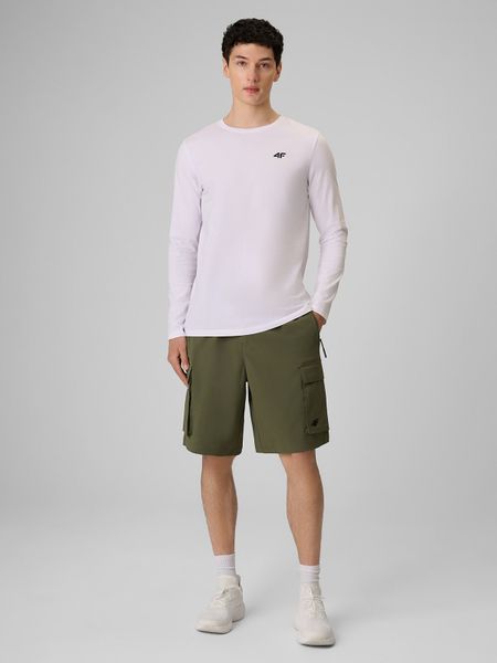 4F Spodenki casual cargo męskie - khaki XXL. Brązowe szorty 4F, m, bez wzorów, z materiału, casualowe. Za 149.99 zł.