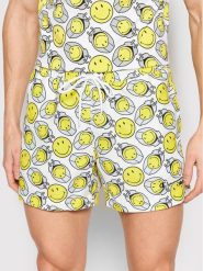 Champion Szorty kąpielowe SMILEY Poly 218224 Biały Regular Fit. Białe kąpielówki Champion, l, bez wzorów, z syntetyku. Za 89.99 zł.