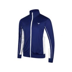 Bluza sportowa VICTOR J-43600 B. Niebieskie bluzy bez kaptura Victor, xl, bez wzorów, bez kaptura. Za 351.00 zł.