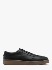 Czarne trampki męskie w sportowym stylu EZRA. Czarne trampki RKO, m, bez wzorów, bez zapięcia. Za 449.99 zł.