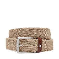 Pasek Męski Tommy Hilfiger. Brązowe paski Tommy Hilfiger, bez wzorów. Za 189.99 zł.