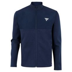 Kurtka z dresu Tecnifibre Tour. Niebieskie kurtki TECNIFIBRE, bez wzorów, z dresówki, bez kaptura. W wyprzedaży za 338.90 zł.