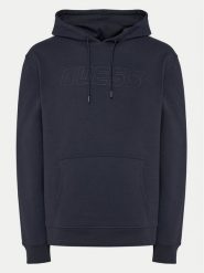 Guess Bluza Z4YQ12 KAIJ1 Granatowy Regular Fit. Niebieskie bluzy Guess, m, z aplikacjami, z bawełny, bez kaptura. Za 219.99 zł.