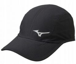Czapka tenisowa Mizuno Dry Lite Cap czarny. Czarne czapki z daszkiem Mizuno, bez wzorów. Za 109.99 zł.
