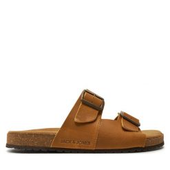 Klapki Jack&Jones. Brązowe klapki Jack&Jones. Za 129.99 zł.