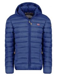 Geographical Norway Kurtka pikowana w kolorze niebieskim rozmiar: S. Niebieskie kurtki Geographical Norway, s, bez wzorów, bez kaptura. Za 125.85 zł.