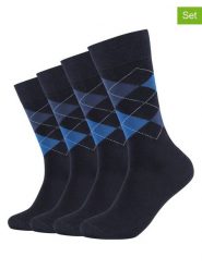 Camano Skarpety (4 pary) w kolorze granatowym rozmiar: 43-46. Niebieskie skarpety camano, bez wzorów. Za 56.99 zł.