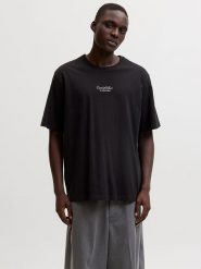 Jack & Jones Koszulka "Art" w kolorze czarnym rozmiar: L. Czarne bezrękawniki Jack & Jones, l, bez wzorów, z bawełny, bez kołnierzyka, bez ramiączek. Za 61.31 zł.
