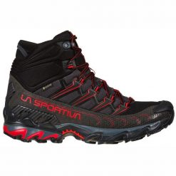 Buty do biegania męskie La Sportiva La Ultra Raptor Ii Mid Gtx. Czarne buty do biegania La Sportiva, bez wzorów, z materiału, za kostkę, bez zapięcia, do biegania. Za 910.65 zł.