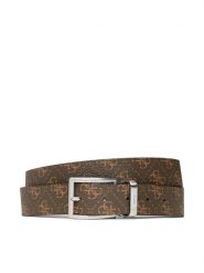 Guess Pasek Męski Vezzola Belts BM7541 LEA35 Brązowy. Brązowe paski Guess, z aplikacjami, ze skóry. Za 189.99 zł.