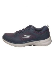 Skechers Sneakersy "Go Walk 6 - Compete" w kolorze granatowym rozmiar: 43,5. Niebieskie buty sportowe casual Skechers, bez wzorów, z materiału, bez zapięcia. Za 236.61 zł.