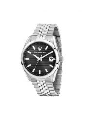 Maserati Zegarek Attrazione R8853151026 Srebrny. Szare, analogowe zegarki maserati, srebrne. Za 759.99 zł.