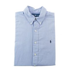 Second life - Klasyczne koszule męskie Black Label - Jak nowy. Niebieskie sztyblety RALPH LAUREN, bez wzorów, z jeansu, bez obcasa, bez zapięcia. Za 207.36 zł.