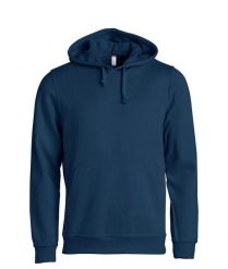 Clique Basic Hoody — solidna bluza z kapturem – dark navy. Niebieskie bluzy z kapturem CLIQUE, l, bez wzorów, z bawełny, z kapturem. Za 174.92 zł.