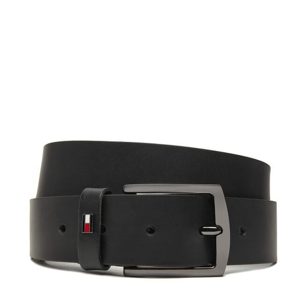 Pasek Męski Tommy Hilfiger. Czarne paski Tommy Hilfiger, bez wzorów. Za 169.99 zł.