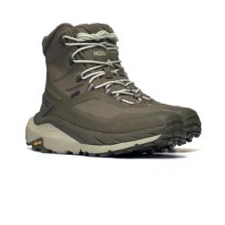 Męskie buty trekkingowe Hoka M KAHA 2 FROST GTX 1155194-AMS. Zielone buty turystyczne HOKA, bez wzorów, z gore-texu, bez zapięcia, trekkingowe, gore-tex. Za 800.49 zł.