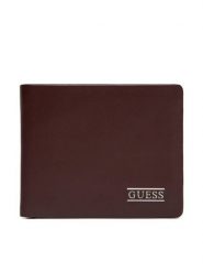 Guess Portfel SMNEBR LEA24 Brązowy. Brązowe portfele Guess, z aplikacjami, ze skóry. Za 279.99 zł.