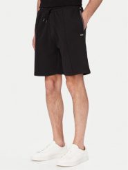 BOSS Szorty sportowe Sense 50561490 Czarny Regular Fit. Czarne krótkie spodenki sportowe Boss, m, bez wzorów, z bawełny. Za 399.99 zł.