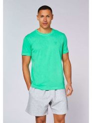Chiemsee Koszulka "Saltburn" w kolorze zielonym rozmiar: S. Zielone bezrękawniki Chiemsee, s, bez wzorów, z bawełny, bez kołnierzyka, bez ramiączek. Za 61.46 zł.
