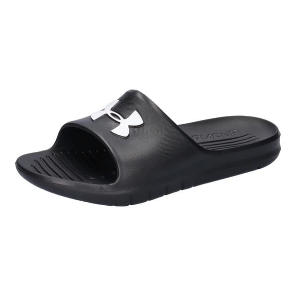 KLAPKI UNDER ARMOUR 3021286-001 czarne na basen lato lekkie sportowe 37,5. Czarne klapki Under Armour, z materiału. Za 99.00 zł.