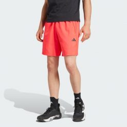 Train Essentials Woven Training Shorts. Czarne szorty Adidas, uniwersalny, bez wzorów, z materiału, sportowe. Za 139.00 zł.