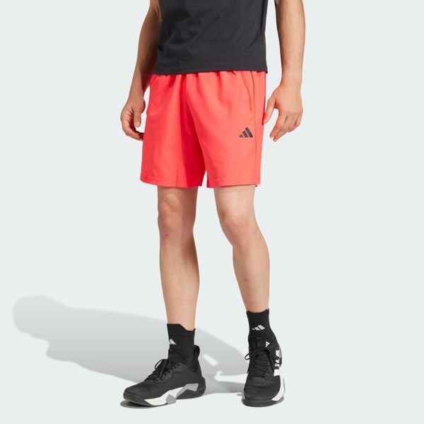 Train Essentials Woven Training Shorts. Czarne buty treningowe Adidas, bez wzorów, z materiału, na fitness i siłownię. Za 139.00 zł.